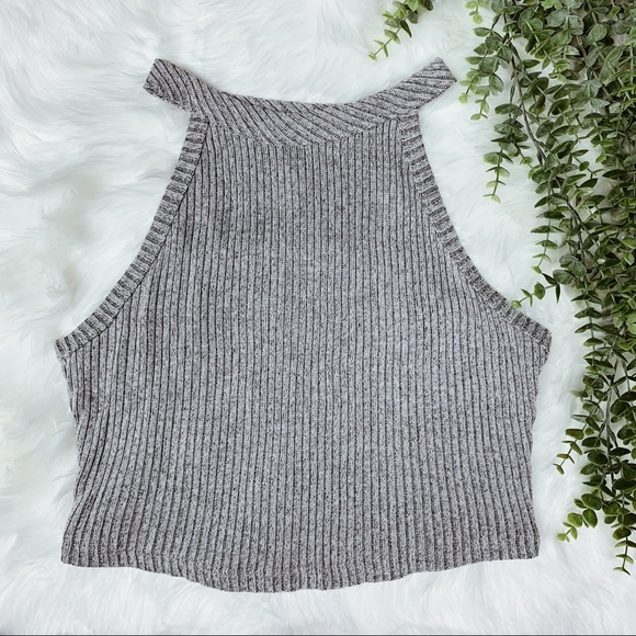 Forever 21 Tops - 🔥Forever 21 High Neck Knit Crop Top